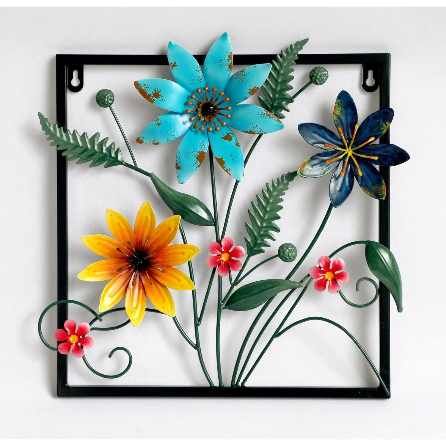 Metal Flower Wall Art