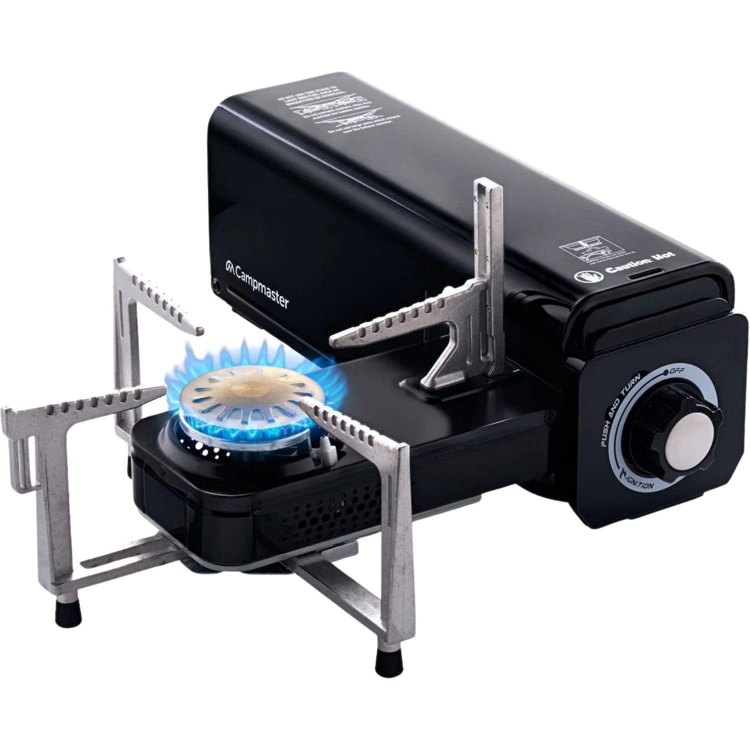 Compact Butane Spider Camping Stove Black