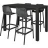 Riva Vivid Outdoor Bar Setting 5 Piece