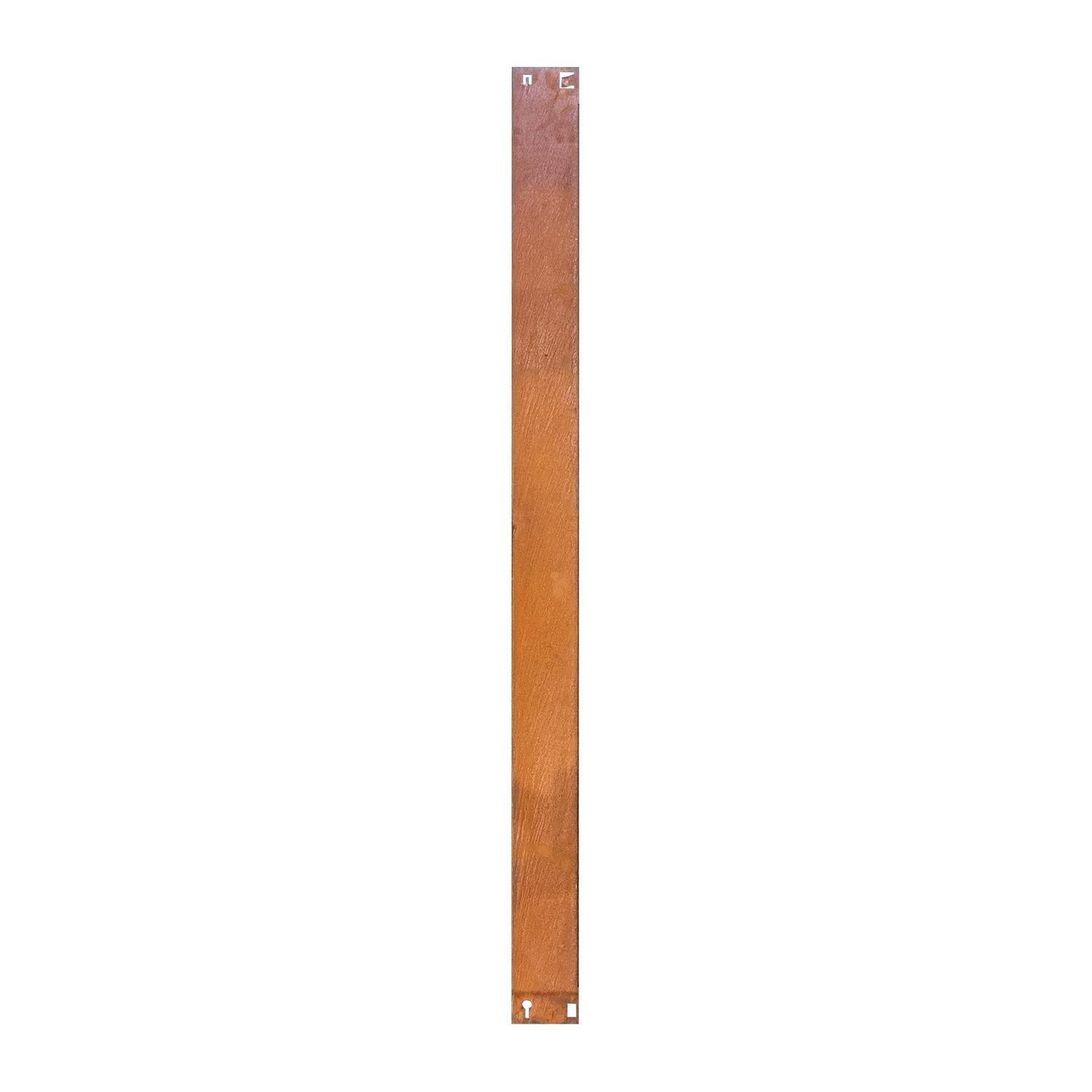 Corten Steel Landscape Edging 1800mm x 120mm Rust