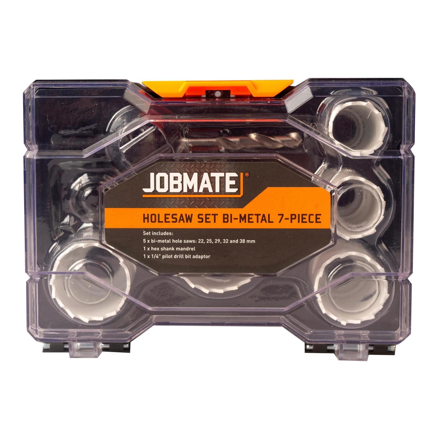 Hole Saw Set Bi-metal 7-piece  White