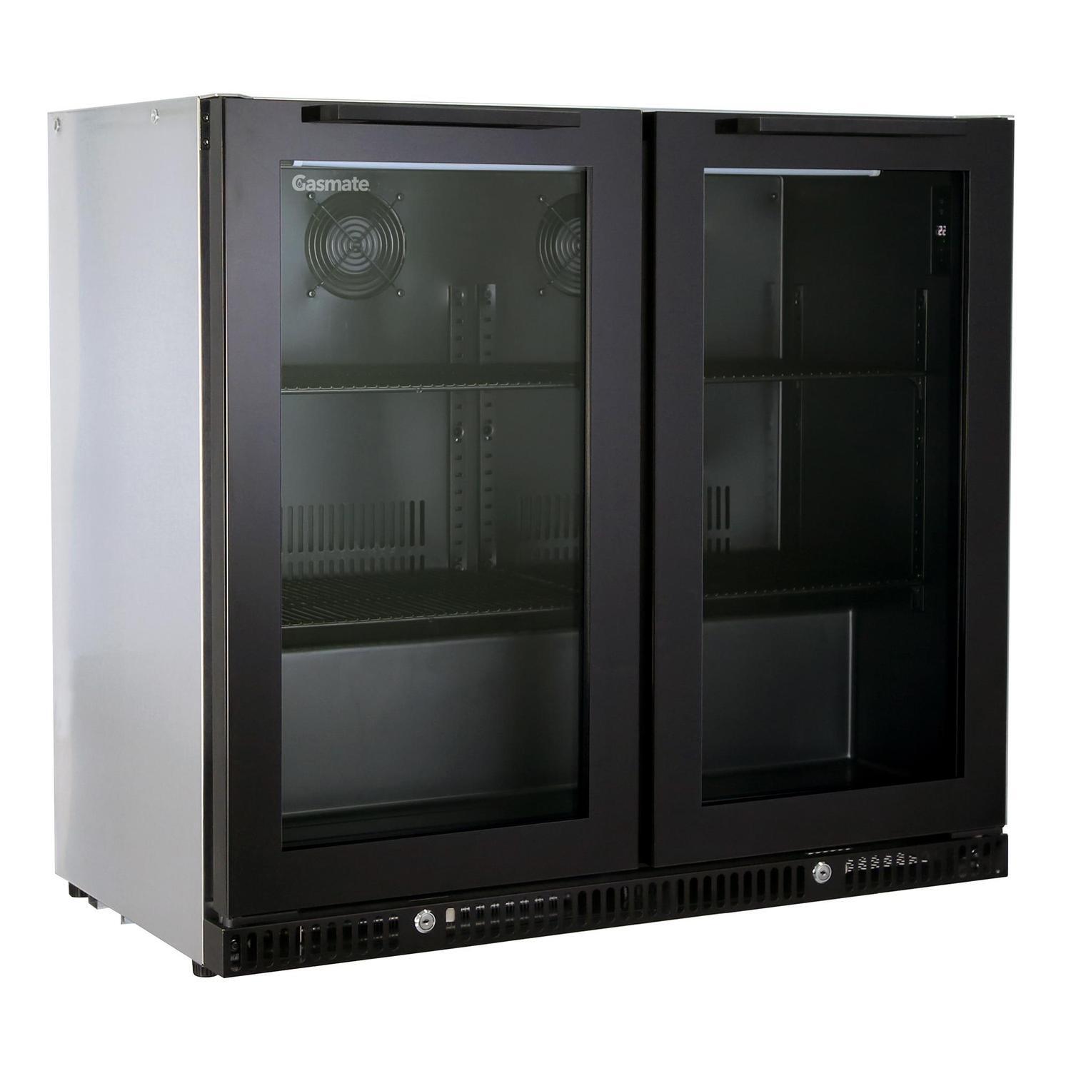 Premium Glass 2-Door Bar Fridge 187 litre