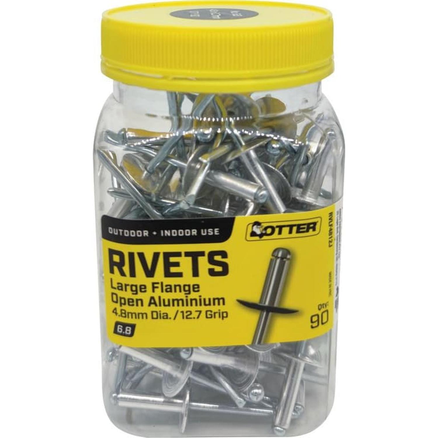 Blind Rivets 4.8 Jar of 90