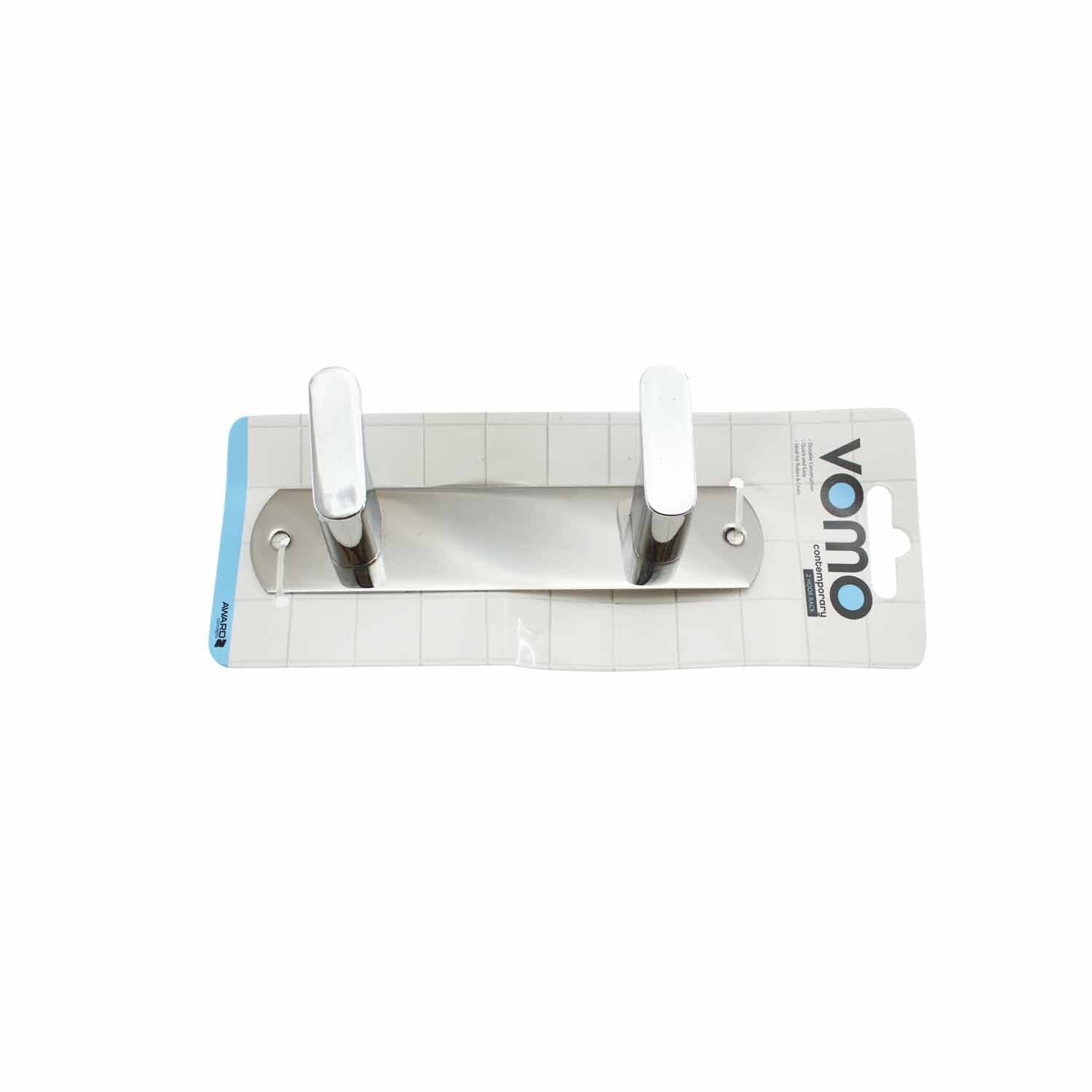Robe Hook Rack With 2 Hooks