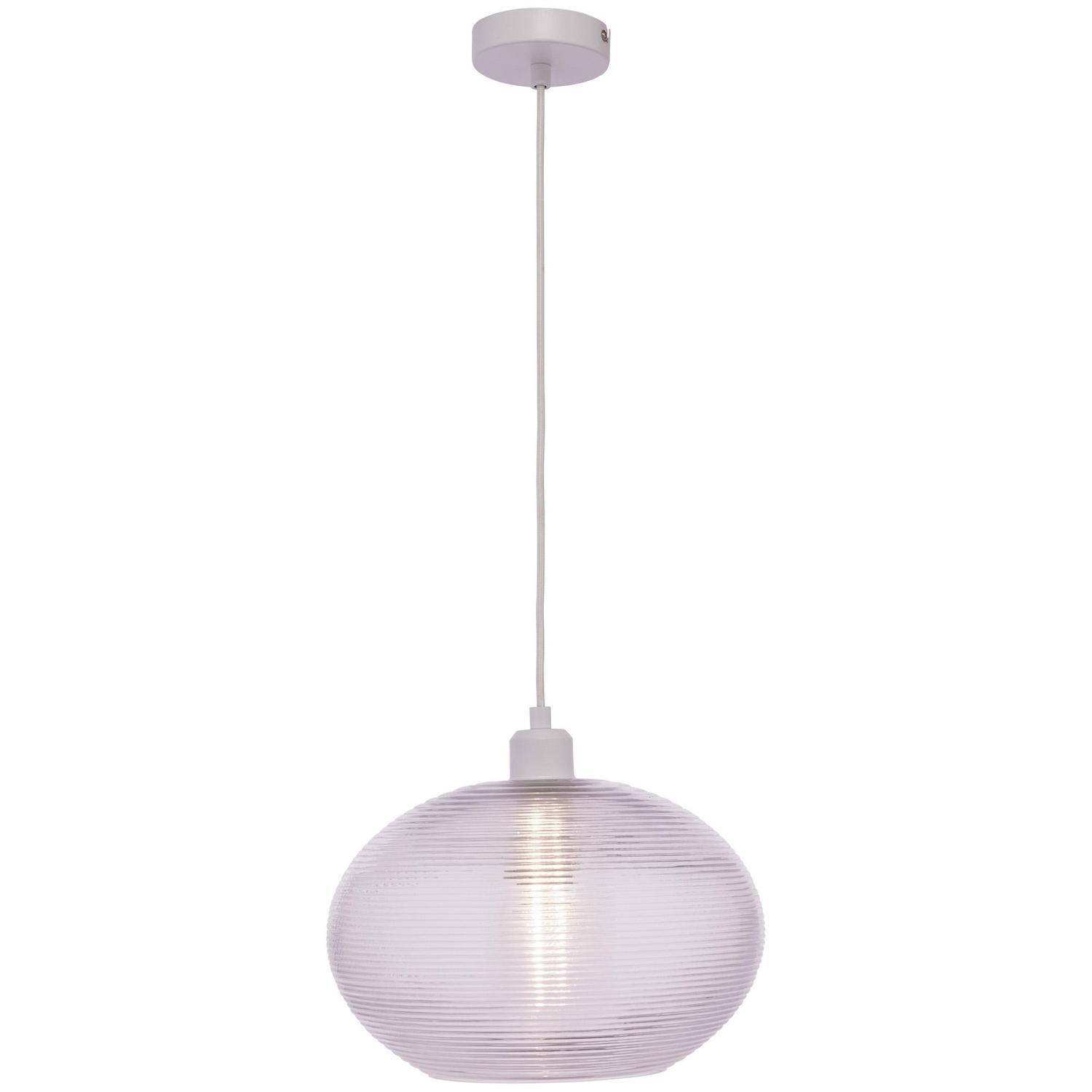 Miles Textured Glass Pendant
