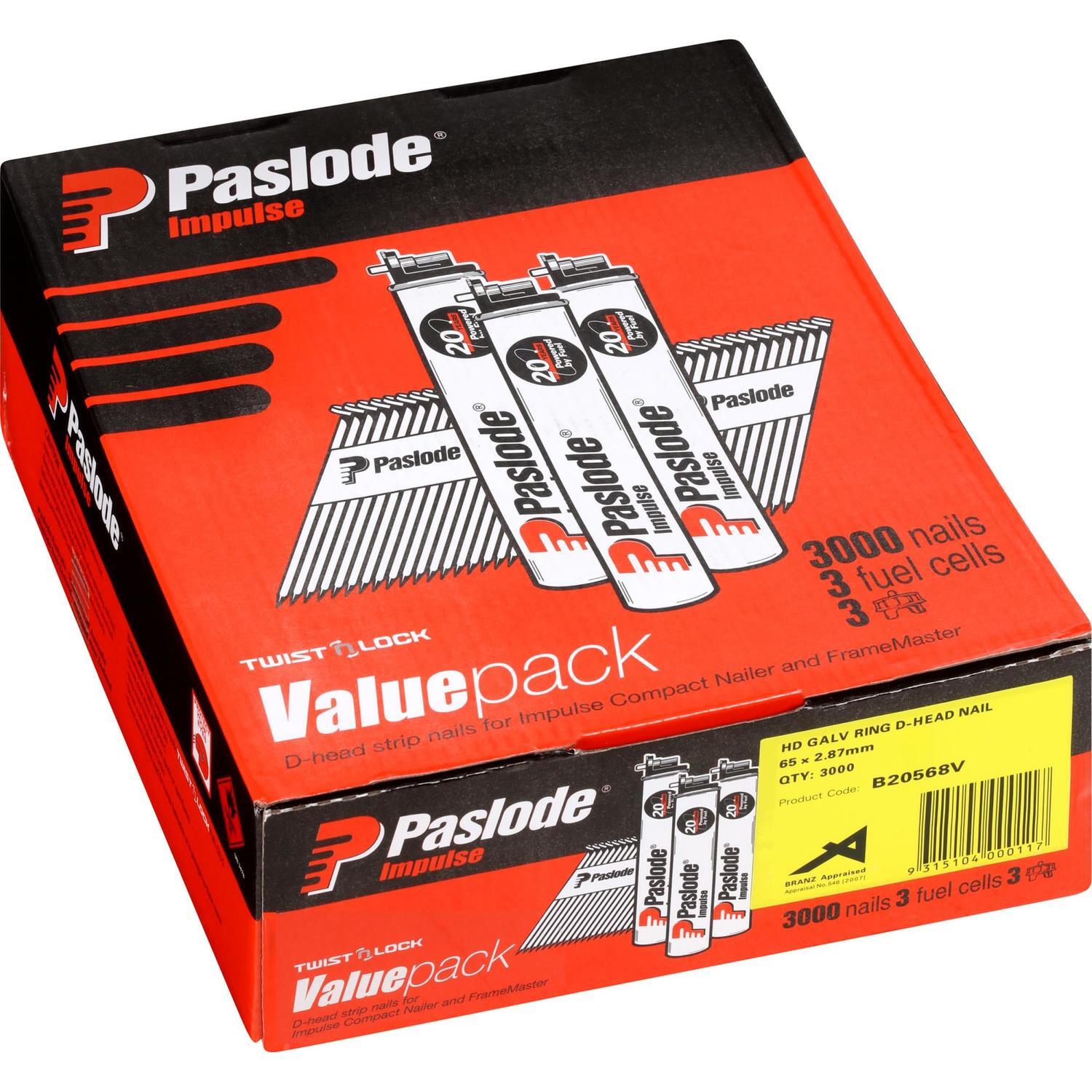 Collated Nails Value Pack with Fuel Cells