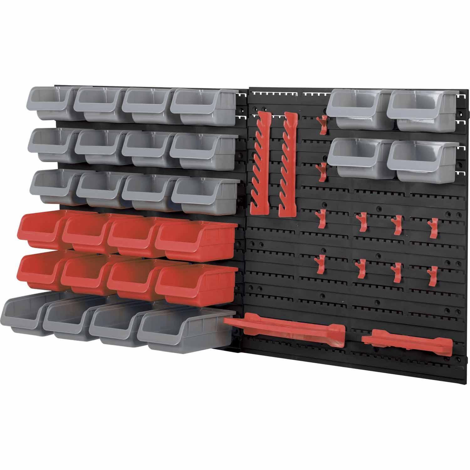 44 pcs Wall Mount Pegboard Set