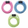 Combination Cable Lock 1.2m x 8mm Assorted Colours