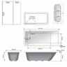 Bath Set No. 2 2 Panel Bathscreen Moulded Wall
