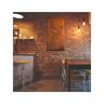 Flax Decorative Screen 600 x 1200mm Rust