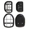 Baseboard Kit for Retractable Gate Black