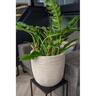 Lightweight Egg Rib Pot Terrazzo Beige M