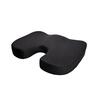 Car Seat Cushion H: 340mm, W: 450mm, D: 70mm Black