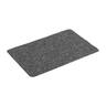 Ribbed Entry Mat L: 600mm, W: 400mm, H: 5mm Charcoal