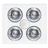 Heat Fan Light 125 mm White