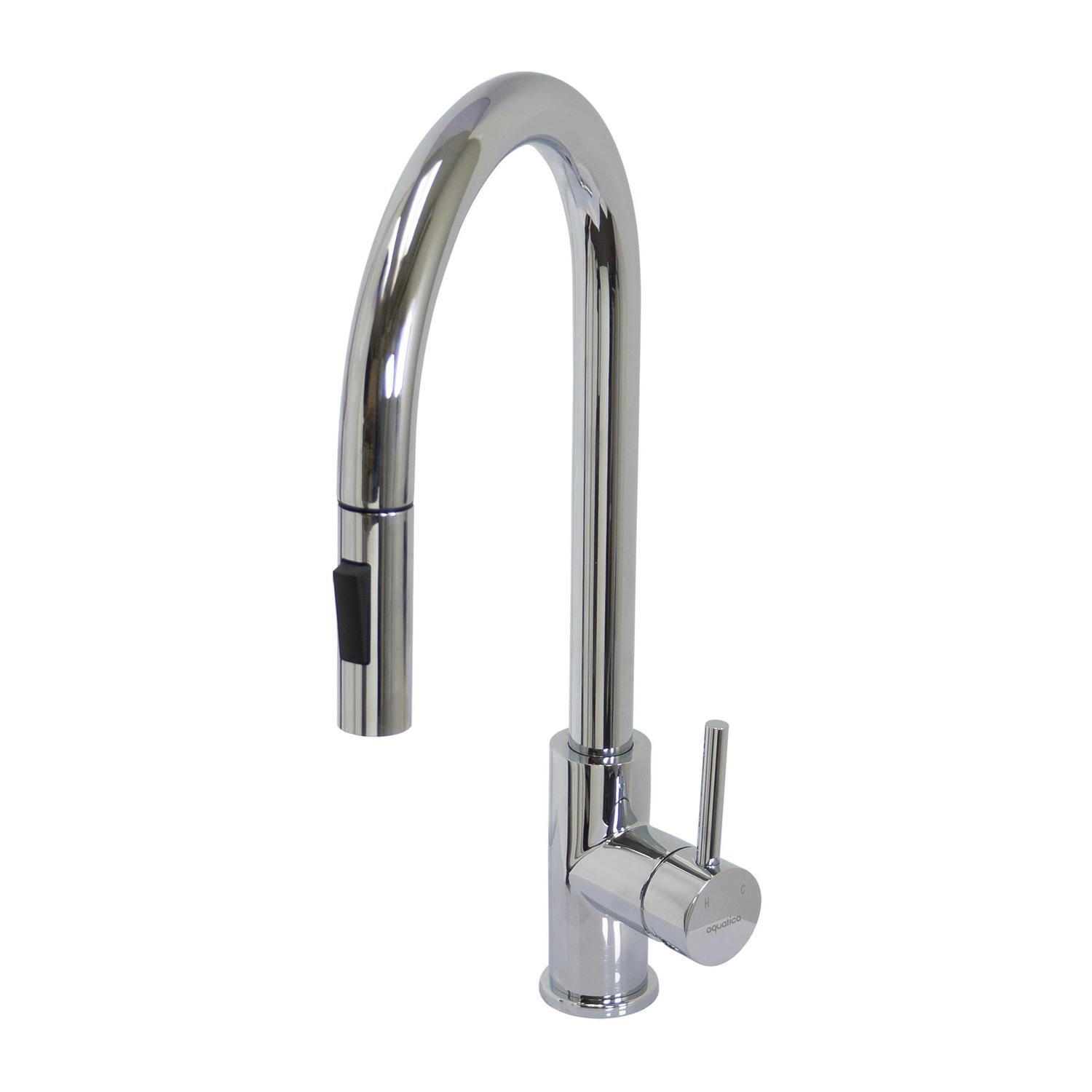 Sink Mixer with Spray Mirror Like Finish