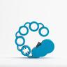 Polyzip Flex Cutter 55mm Blue