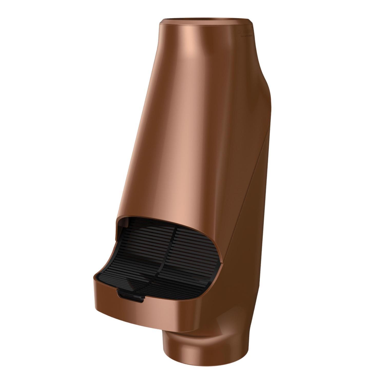 Curve Leaf and Debris Diverter 80mm Copper