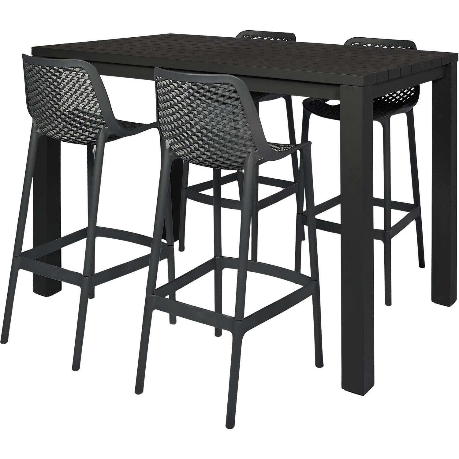 Vivid Outdoor Bar Setting 5 Piece