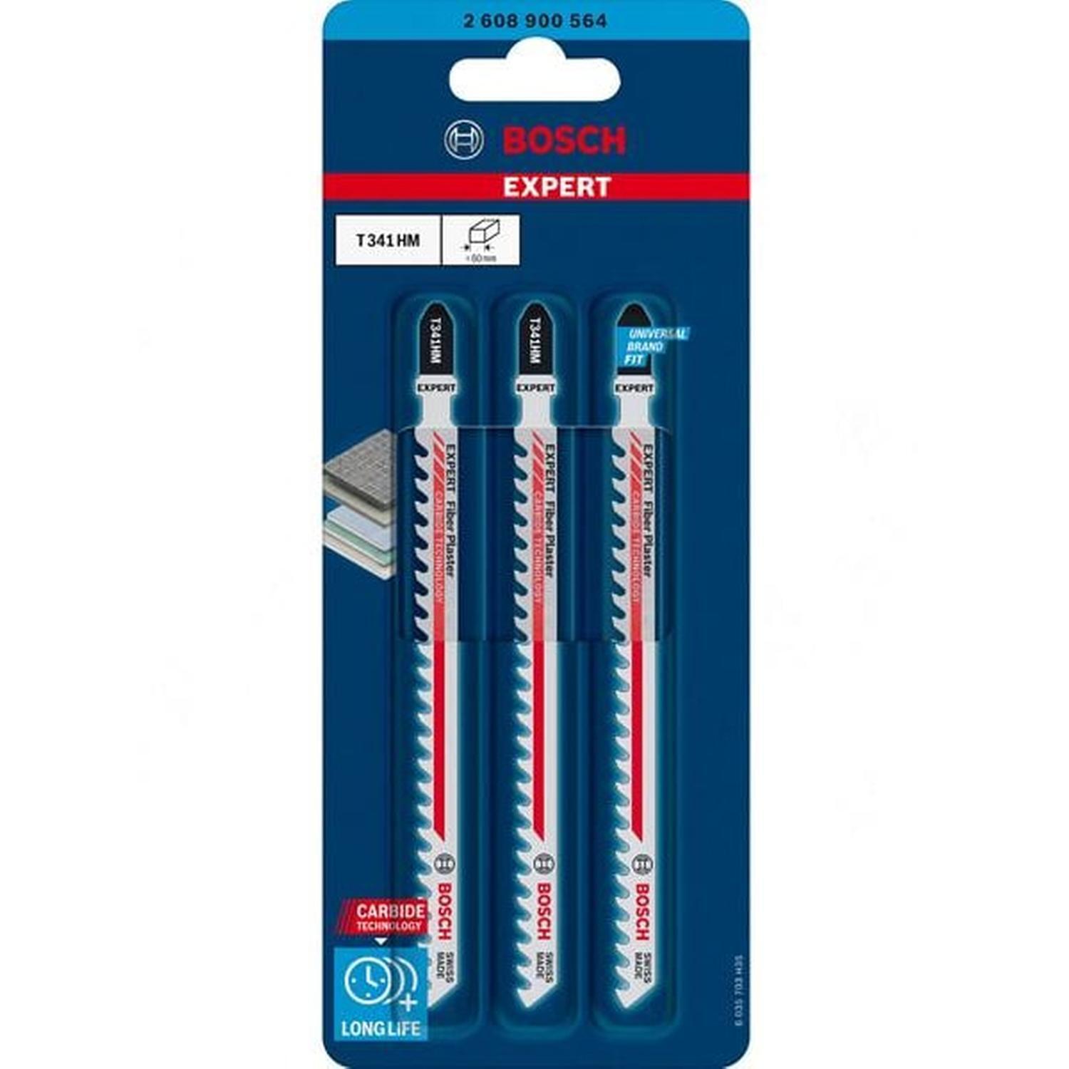 Fibre Plaster T341HM Jigsaw Blade 3pc 132mm