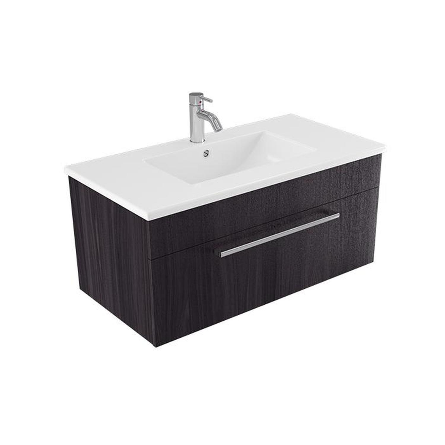 Calais Wall Hung Vanity 900mm Fiordland Elm