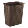 Weave Wastebasket 13 litre Espresso
