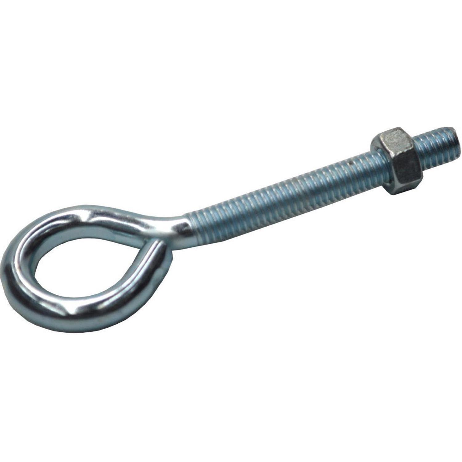 Eye Bolt & Nut Zinc Plated 2-1/2 x 1/4 inch