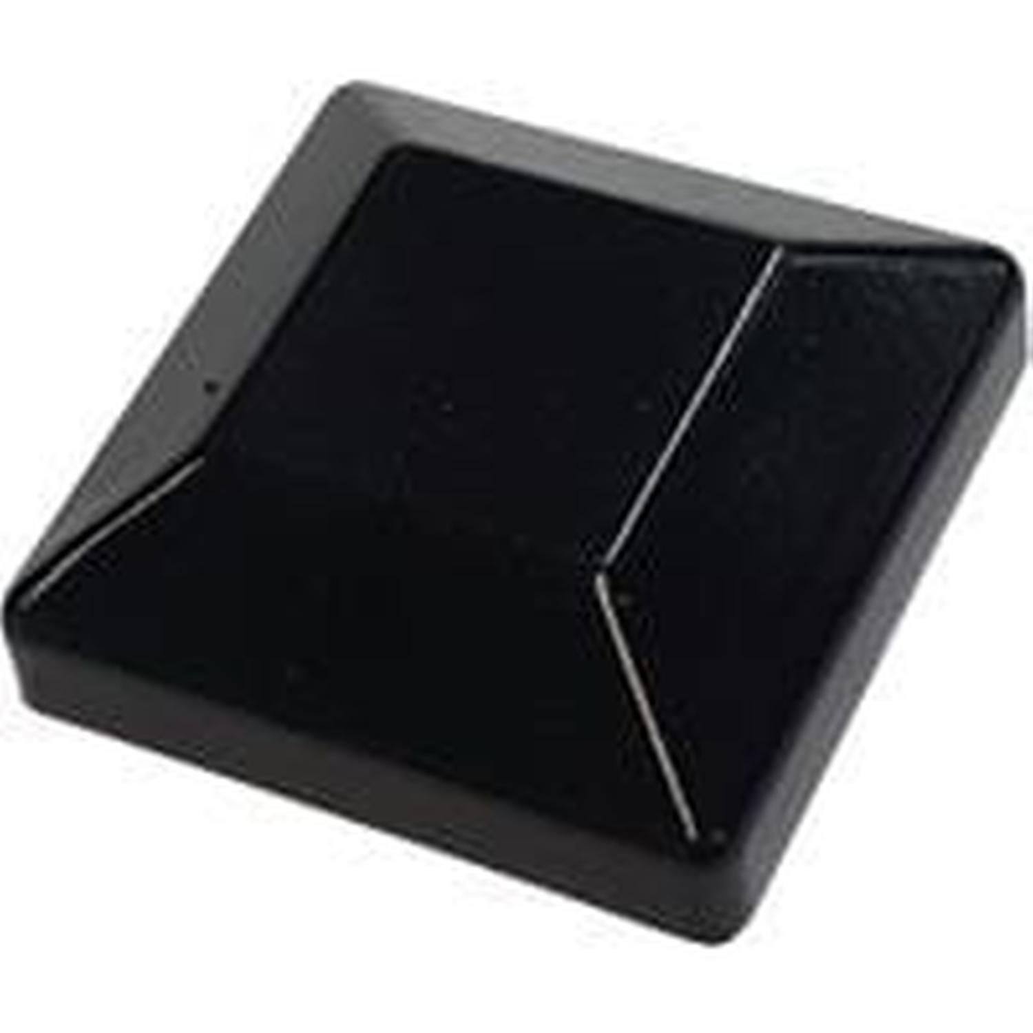 Post Cap Steel H:65mm W:65mm Black