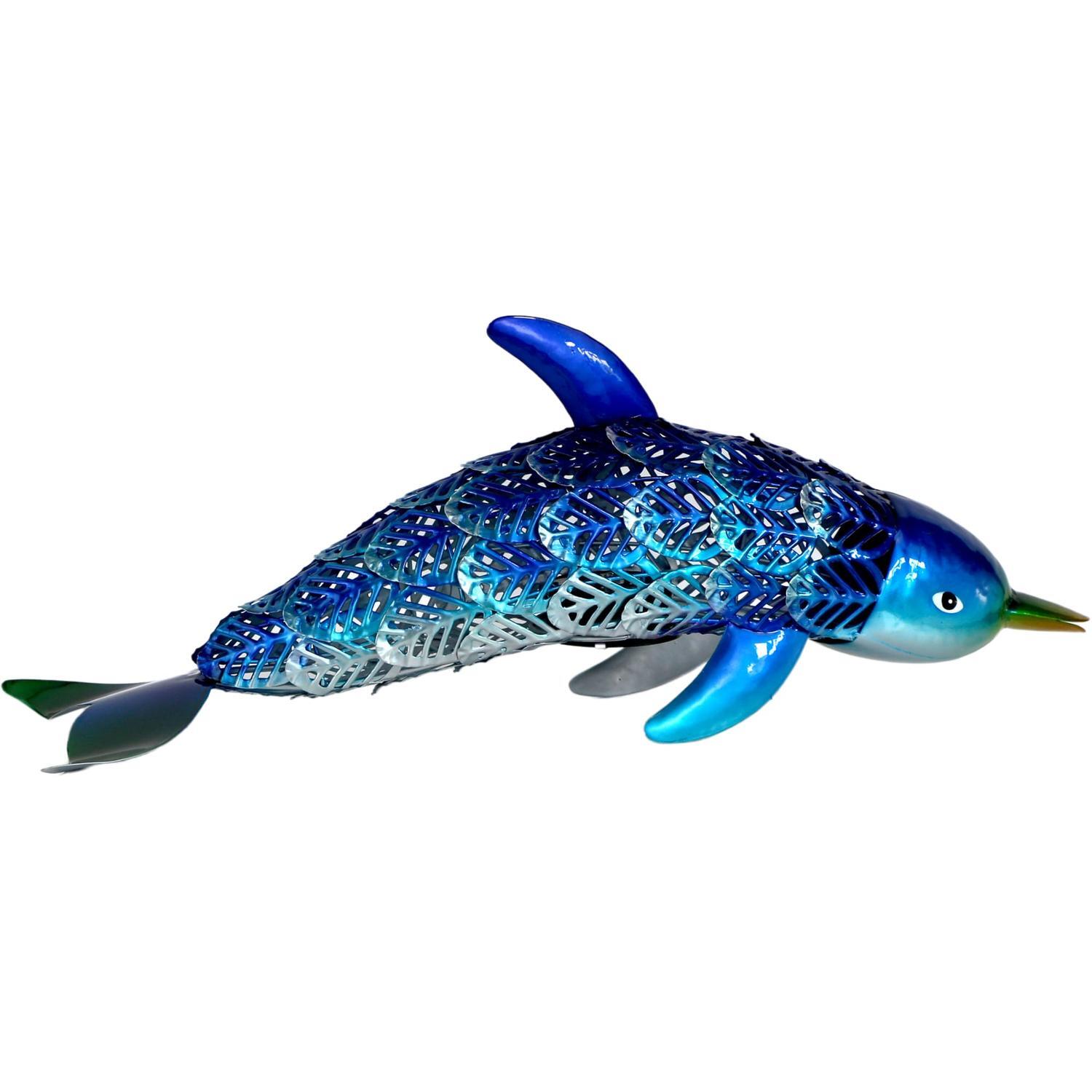Daisy the Dolphin Metal Solar D cor