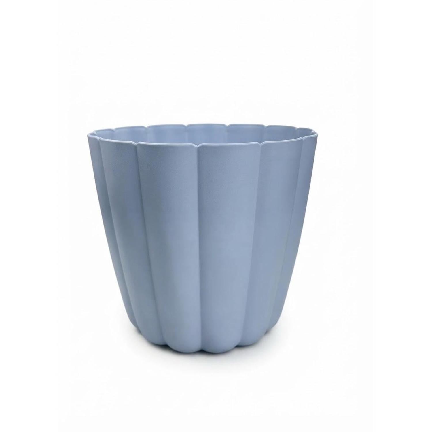 Plastic Pot Medium Blue
