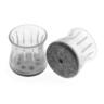 Round Clear Sleeve Glides with Felt 36 to 42mm