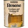 Furniture and Decking Oil Solventborne Semi-transparent 1L Natural