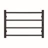 4 Bar Heated Towel Rail Black