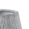 Tall Round Cement Carve Pot M Grey