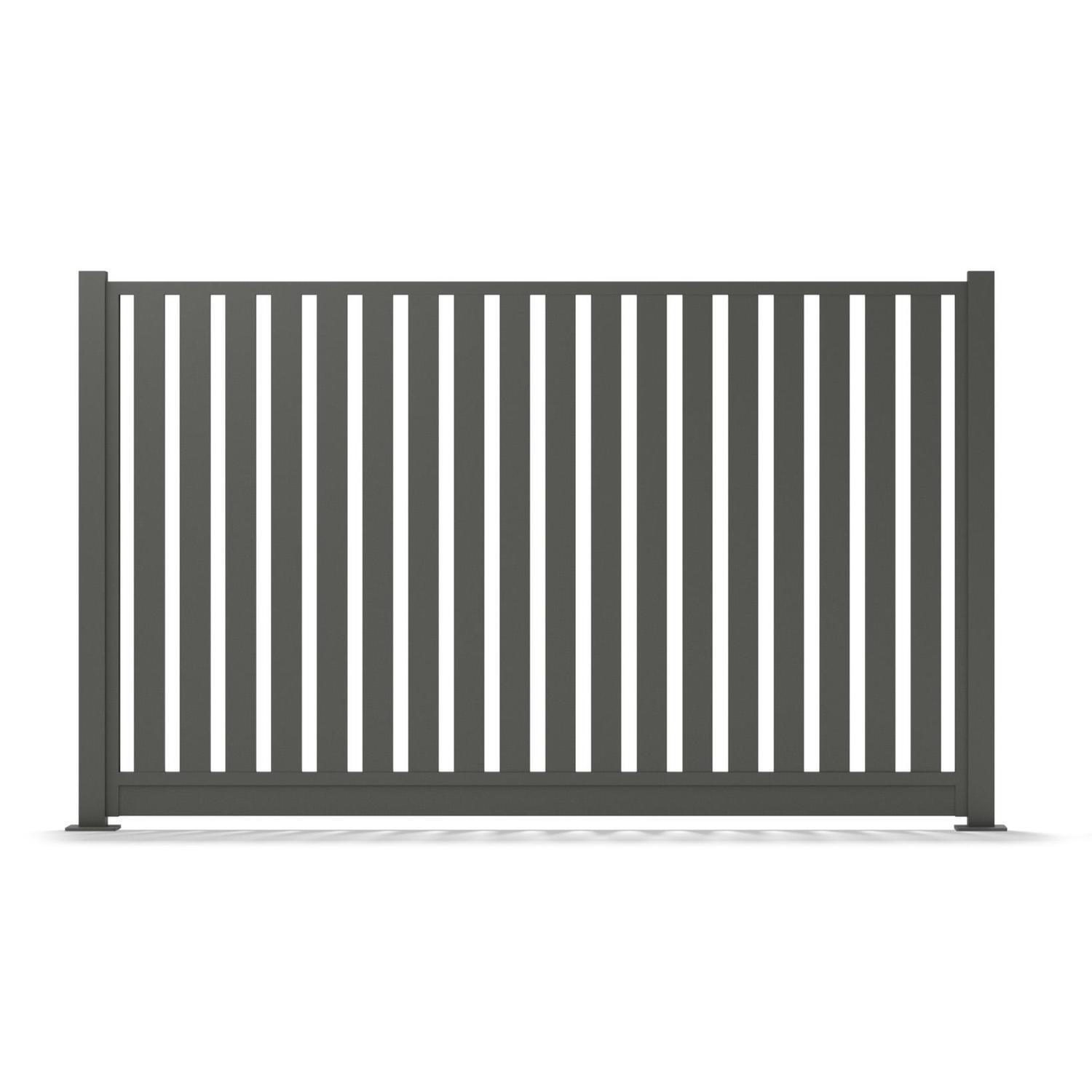 Fence Panel W: 2350mm H: 1500mm Slate Grey