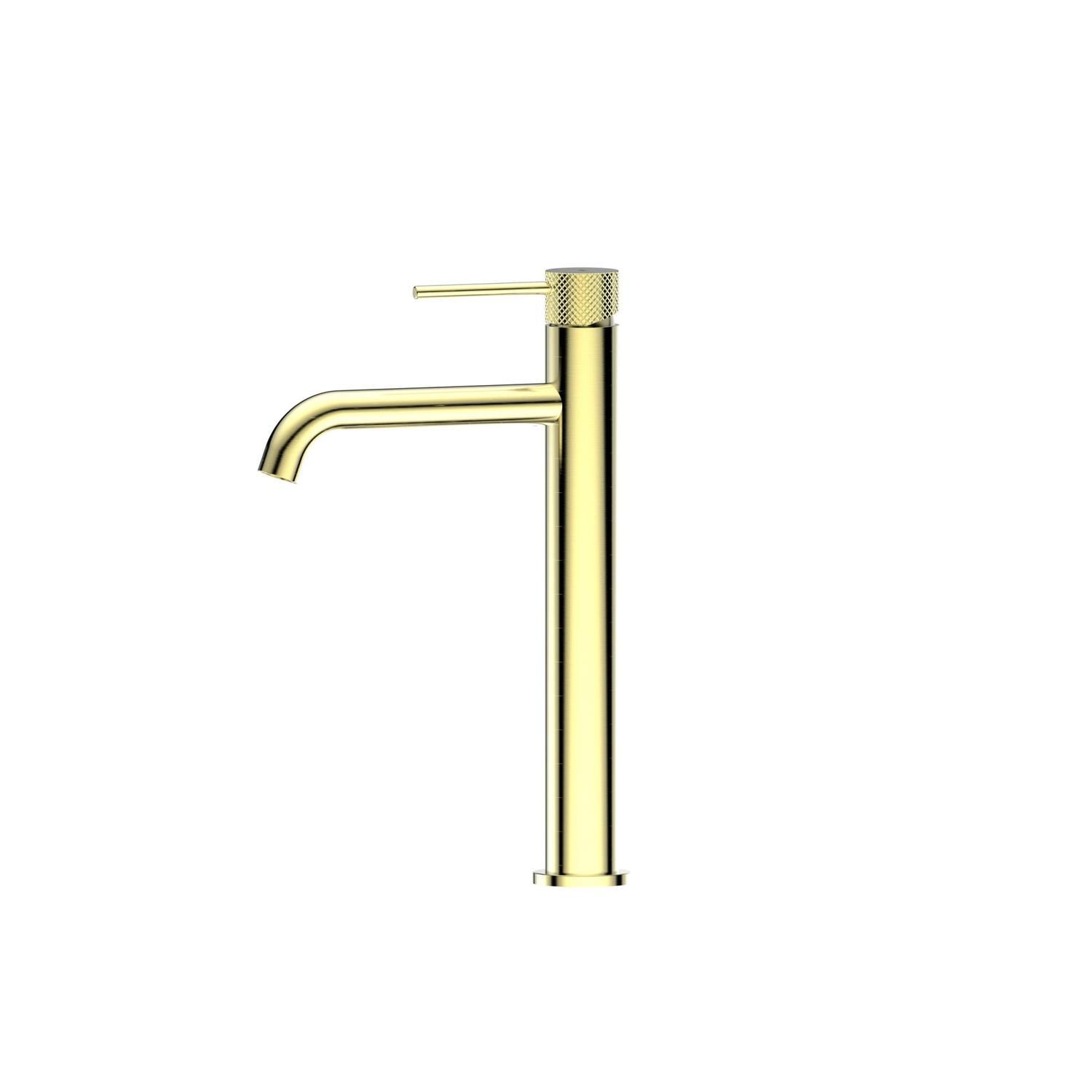 Tower Basin Mixer  Brushed Brass