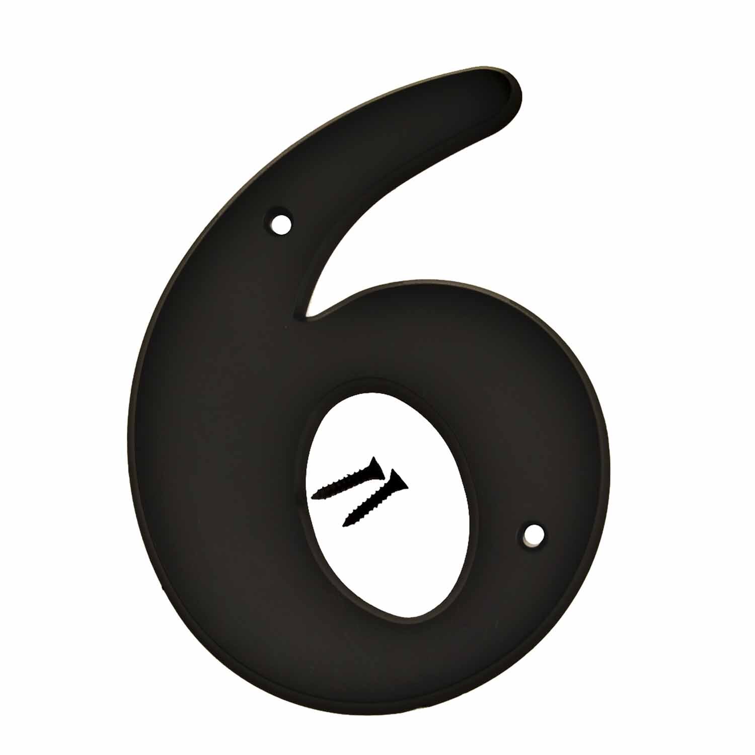 Plastic House Number 6