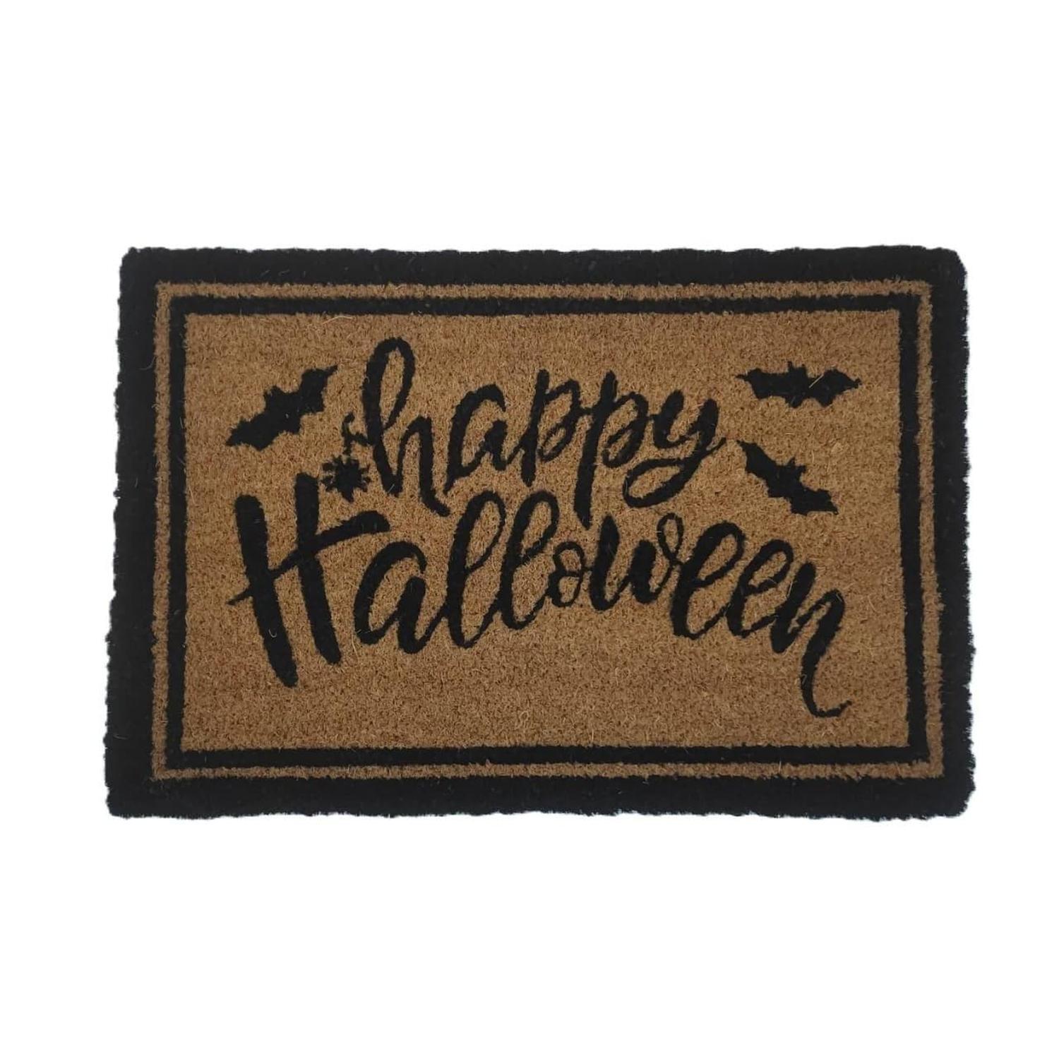 Happy Halloween Door Mat Coir 600 x 400mm