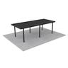 Single Carport L: 7250mm, W:3000mm, H:2100mm Black