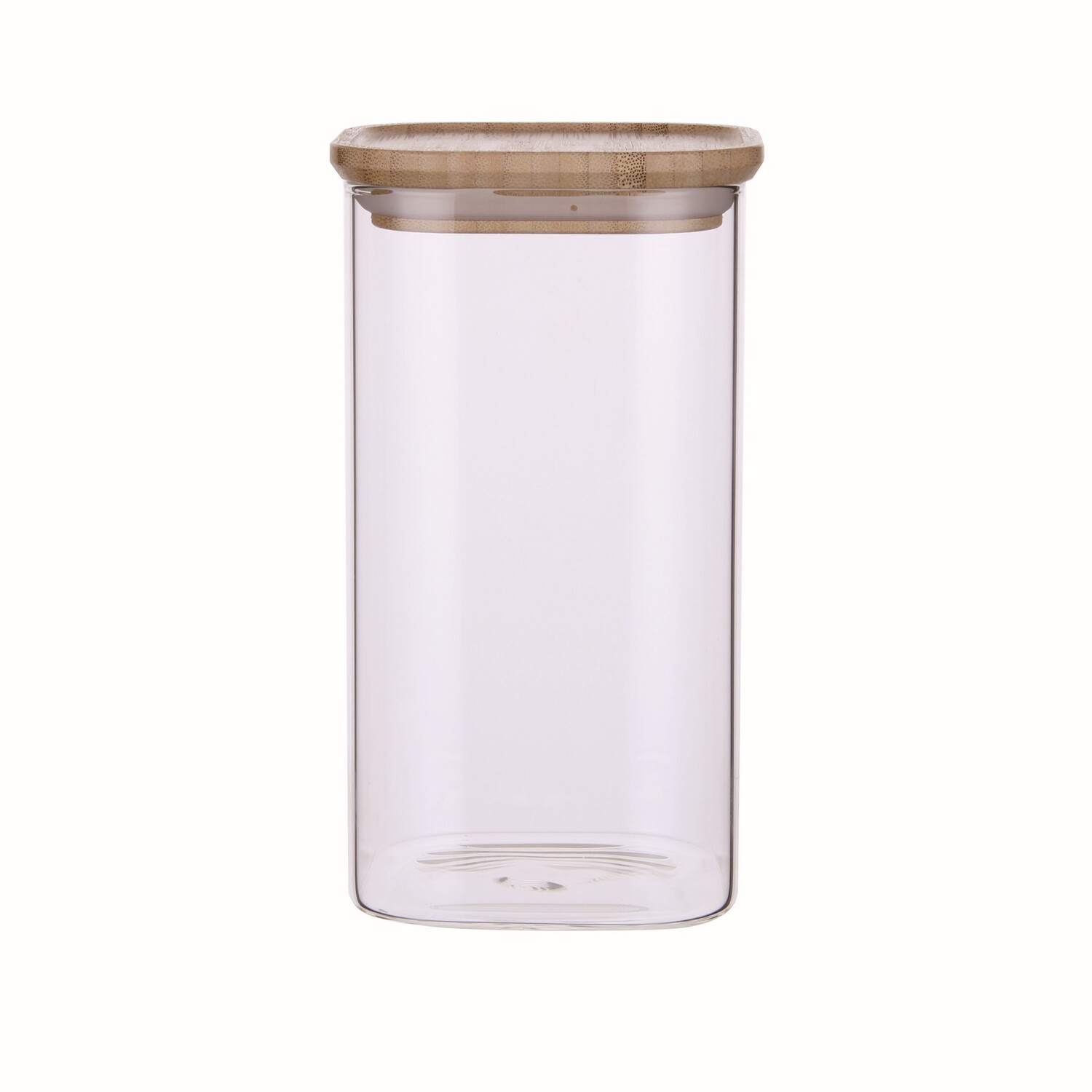 Container Food Glass Wood Lid 1.3 litre