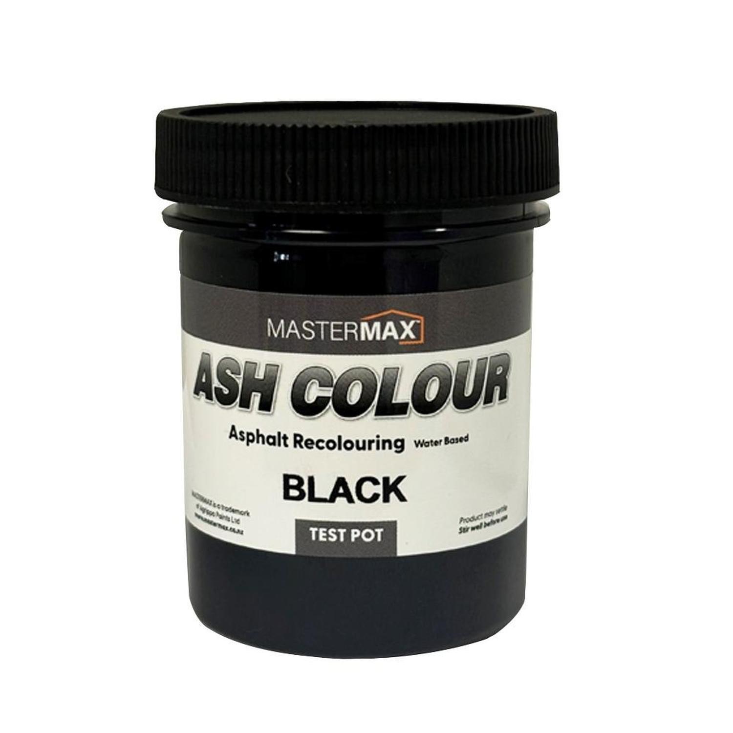 Asphalt Recolouring Water Based Stain Test Pot 125ml Black