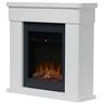 Portland Mini Electric Fire Suite 2kW White