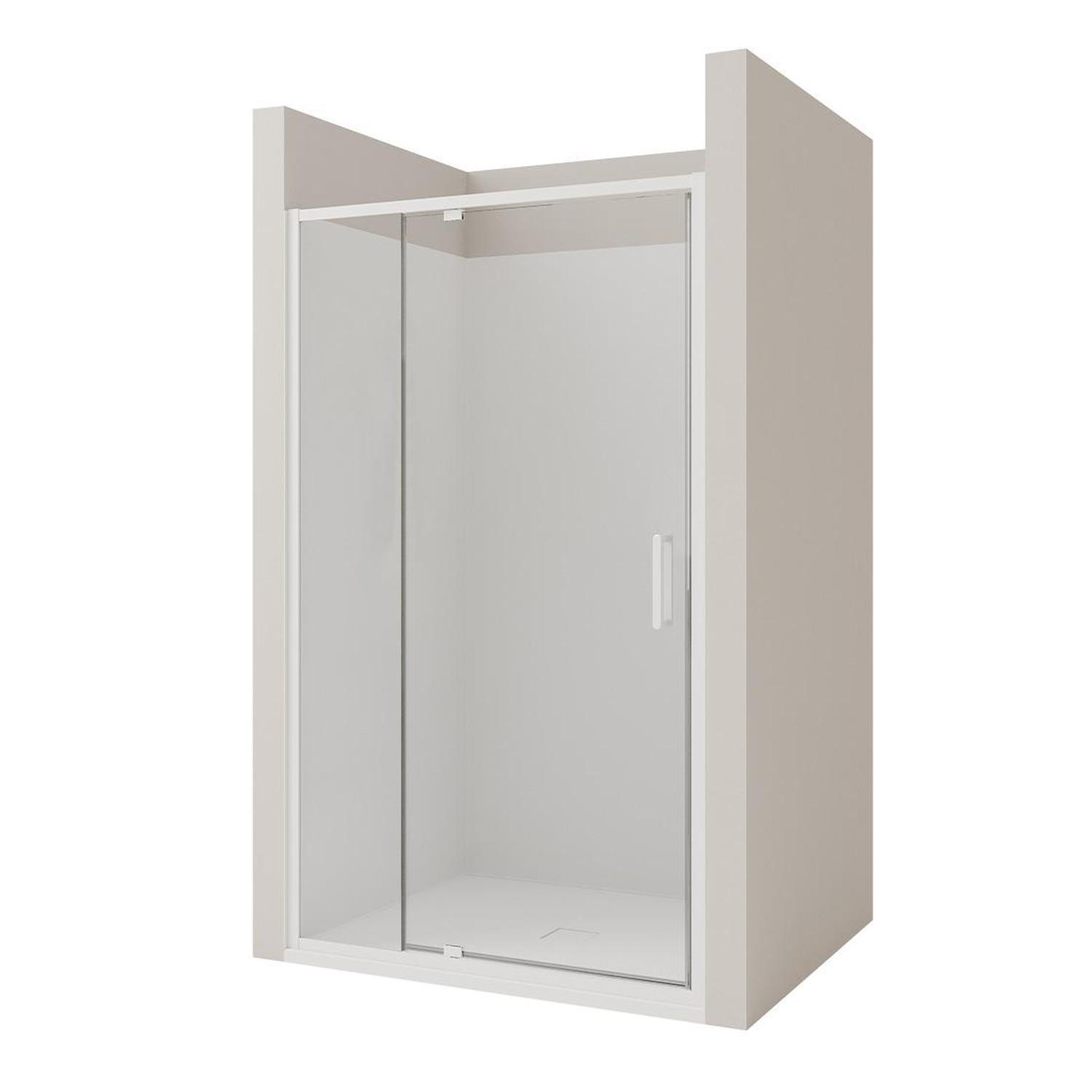 3 Side Tiled Wall Shower 1200 x 900mm Gun Metal