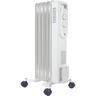 5 Fin Oil Column Heater 1kW White