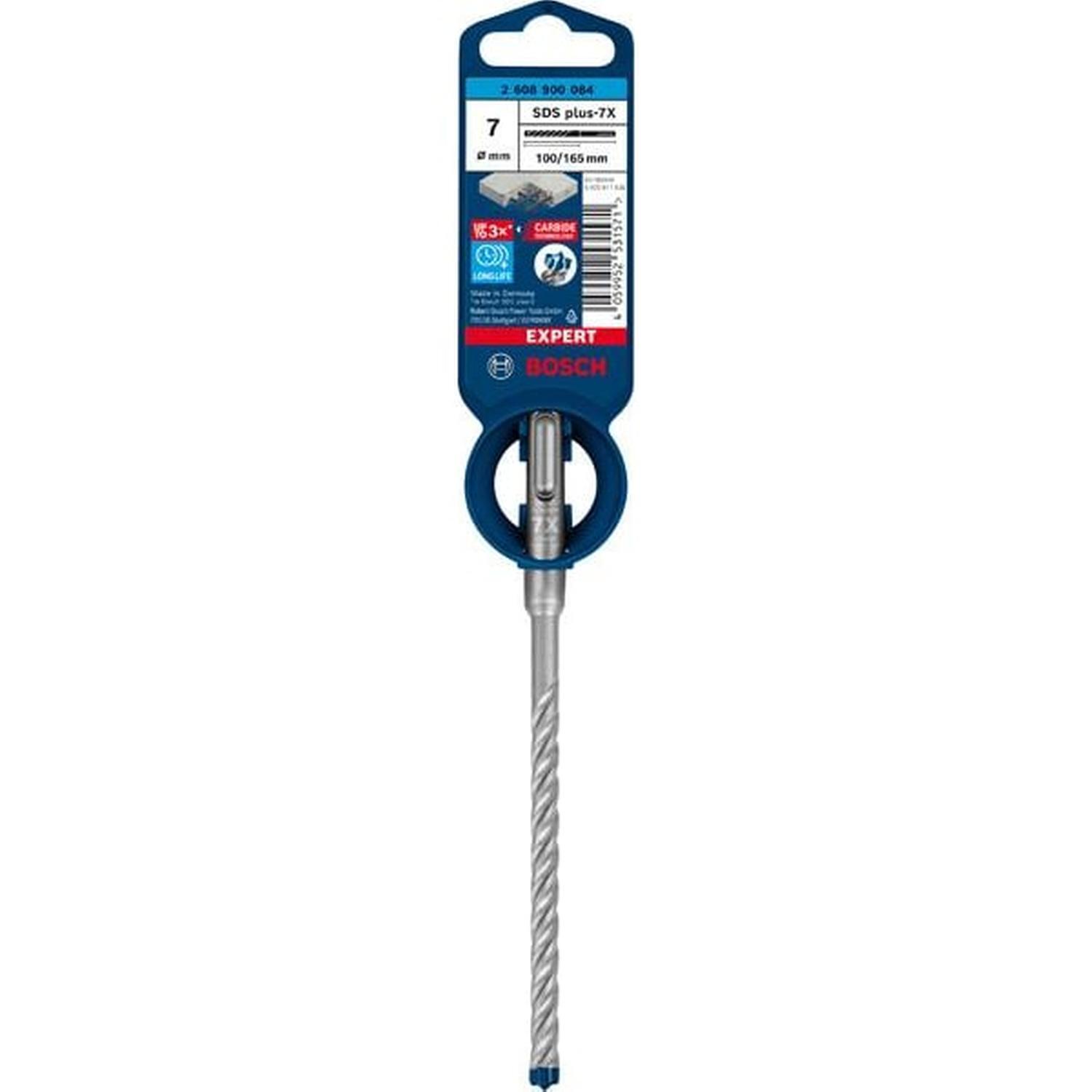 SDS Plus-7x Hammer Drill Bit 7 x 100 x 165mm