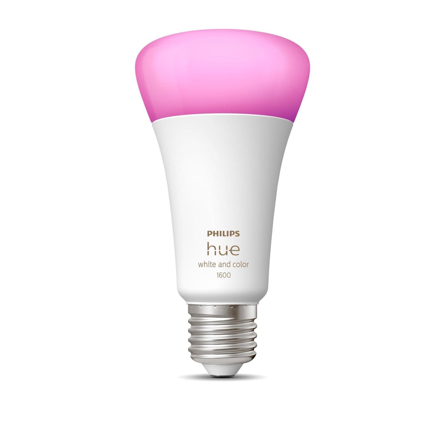 White and Colour Ambiance 1600lm E27 Bulb
