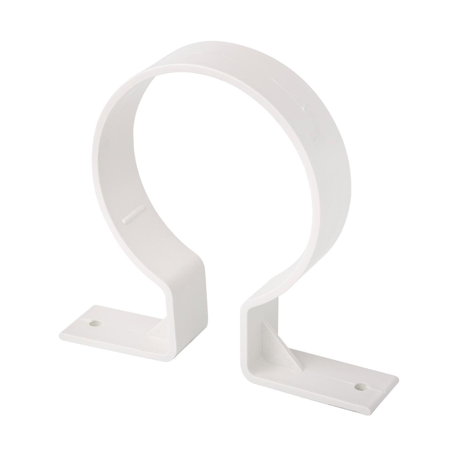 Optim Dwv Sanitary Pipe Clip Saddle uPVC