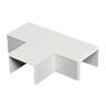 Mini Trunking Flat Tee 25mm x 16mm White