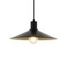 Metal Light Shade Black & Gold