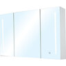 Finesse LED Wall Hung Mirror Cabinet W:900mm, H:600mm, D:160mm White W:900mm, H:600mm, D:160mm White
